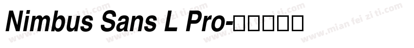 Nimbus Sans L Pro字体转换